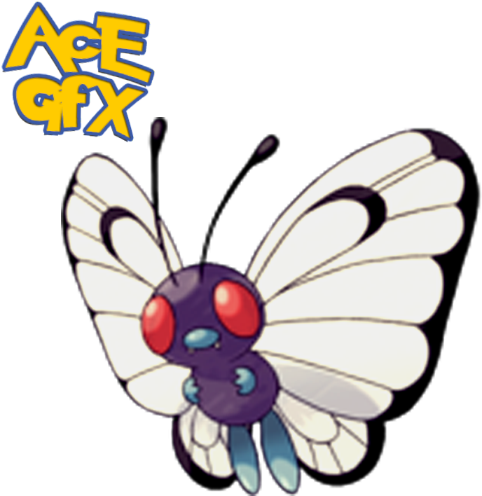 Photo Butterfree - Pokemon 012 (720x720), Png Download