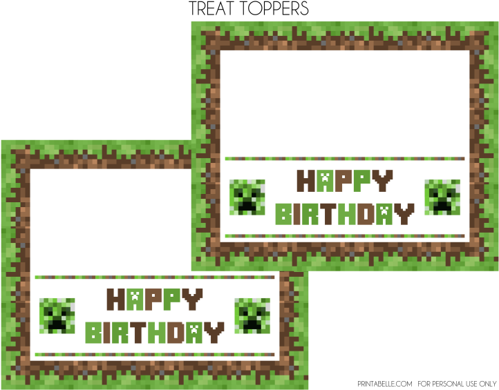 Pozivnica Za Rođendan Minecraft (776x600), Png Download
