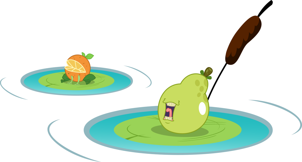 Punzil504, Biting Pear Of Salamanca, Cattails, Food, - My Little Pony: Friendship Is Magic (1280x687), Png Download