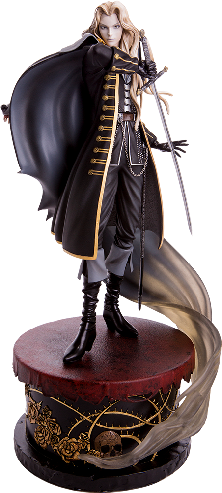 16" Castlevania - Alucard Castlevania Statue (480x1000), Png Download