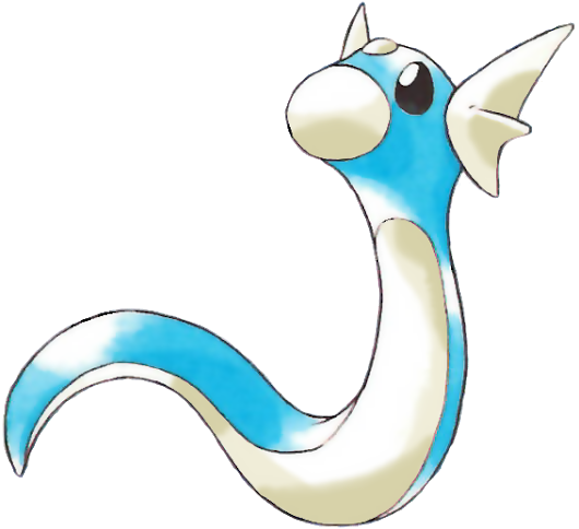 Photo - Dratini Art (530x484), Png Download