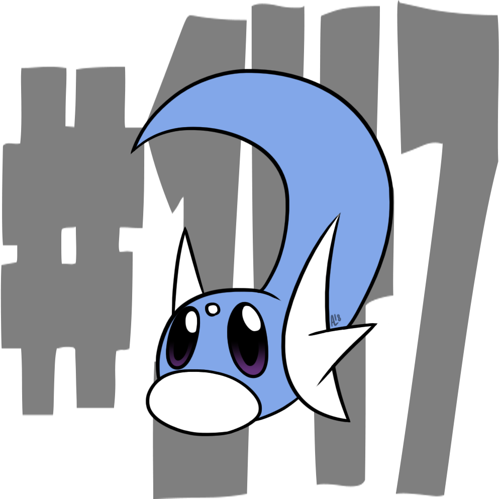 Dratini Pokemon Pokemonaday Https - Cartoon (1000x1000), Png Download