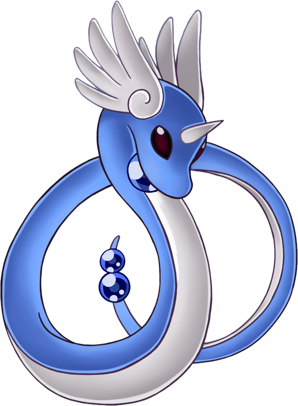 Shiny Dragonair Pokédex - Dragonair Pokemon (588x800), Png Download