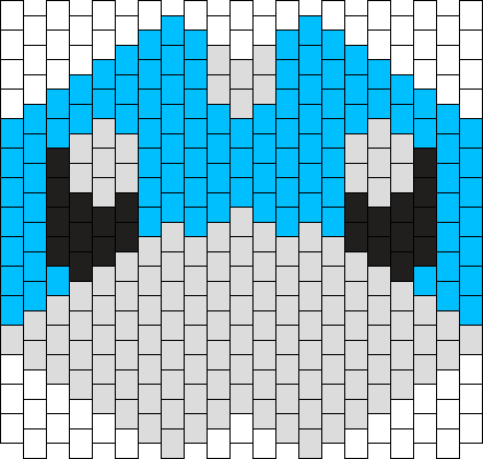 Dratini Kandi Mask Bead Pattern - Steve Aoki Kandi Mask (442x420), Png Download