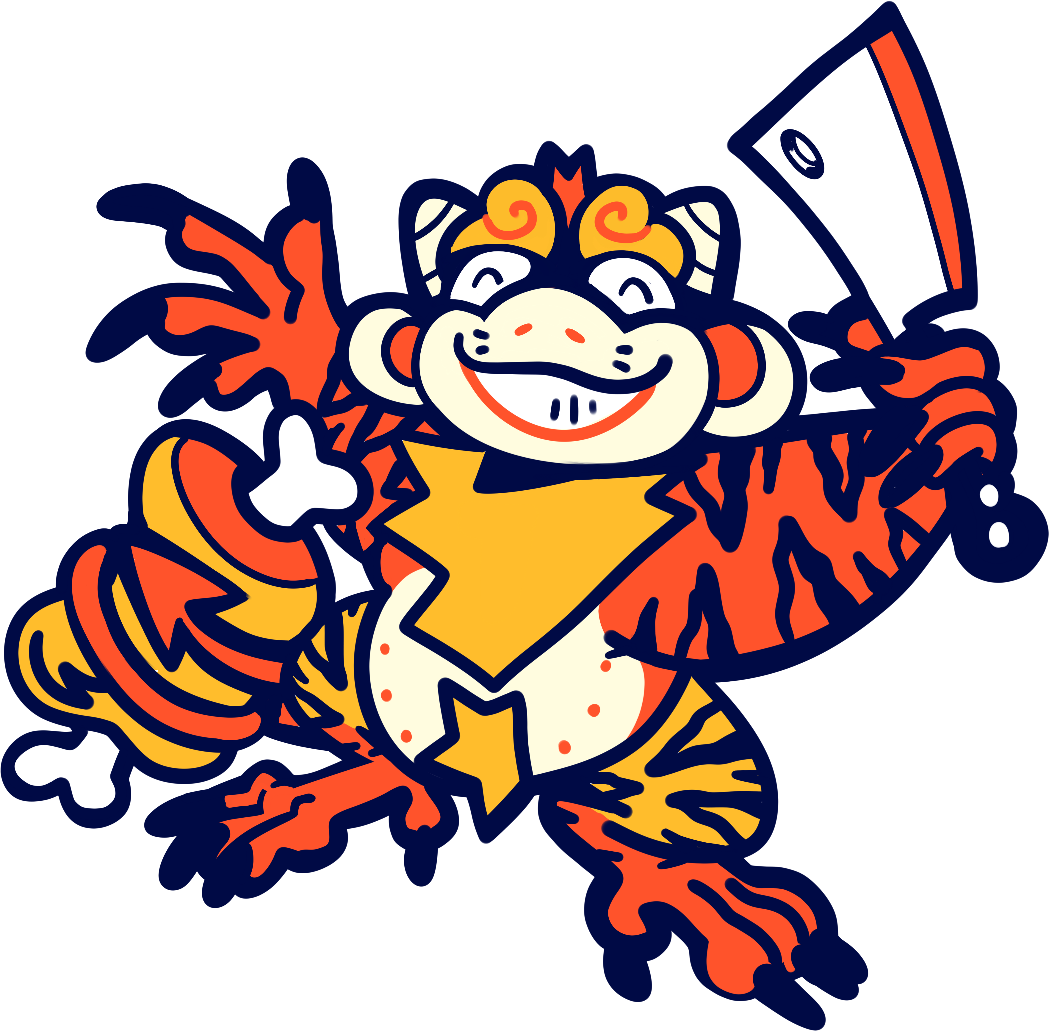 Oni Sticker - Thumbnail - Thumbnail (3694x3712), Png Download