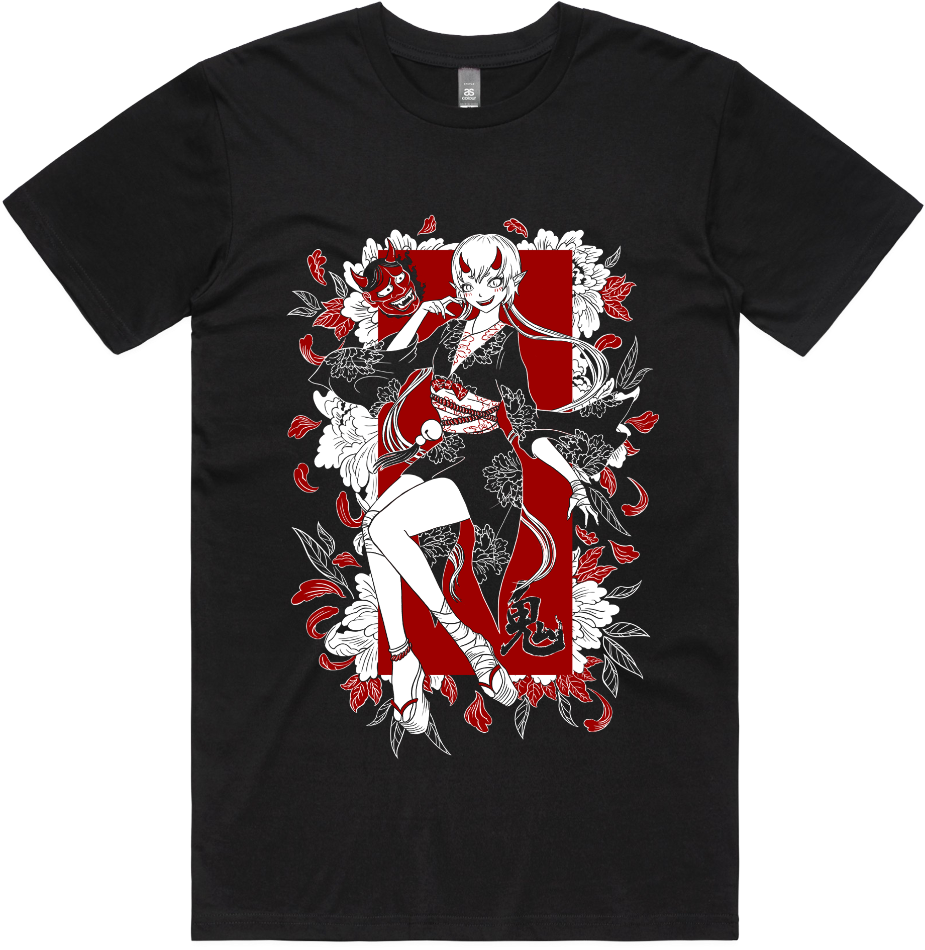 Oni Girl Tee - T-shirt (1896x1896), Png Download