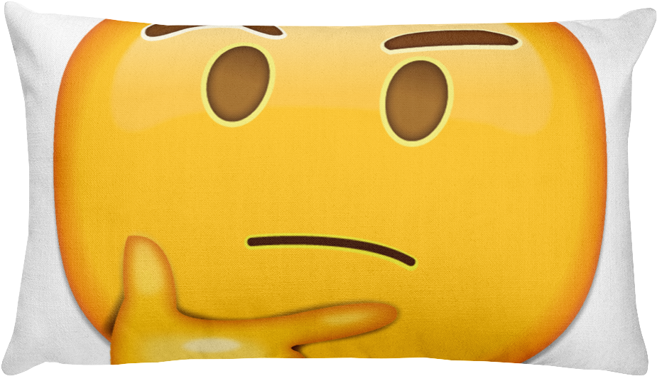 Emoji Bed Pillow - Cushion (1000x1000), Png Download