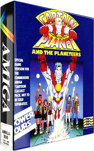 Captain Planet And The Planeteers - "captain Planet And The Planeteers" (1990) (387x560), Png Download