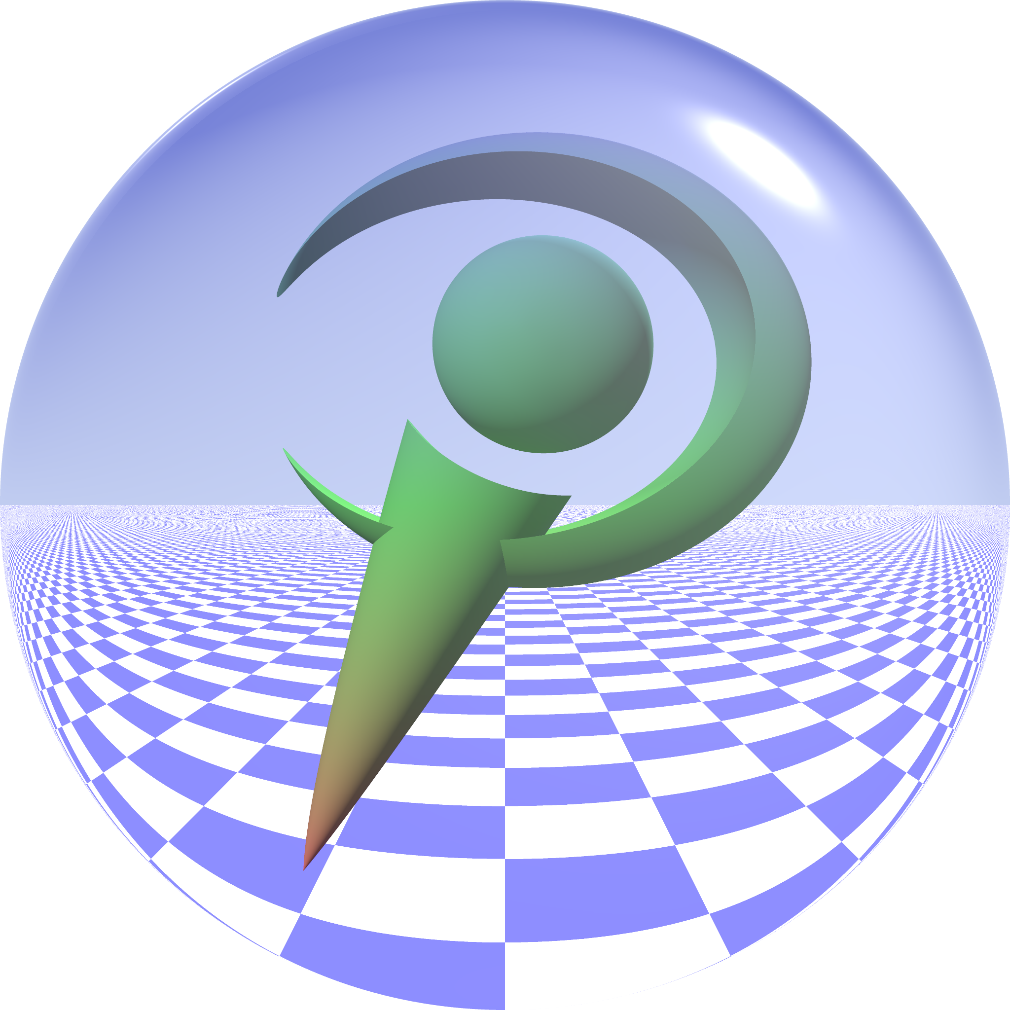 Povray Logo Sphere - Dafne :: Some Tales :: Cd (2048x2048), Png Download