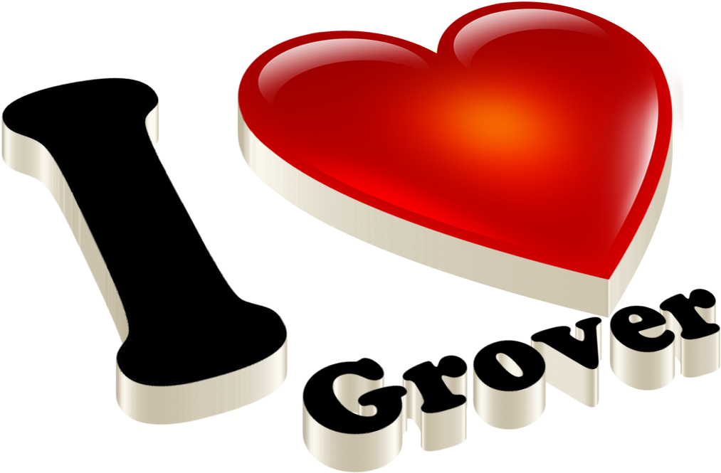 Grover Heart Name Transparent Png - Pravin Name (1448x928), Png Download