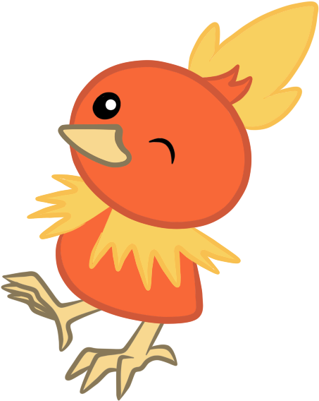 Torchic - Maskot Png (465x572), Png Download