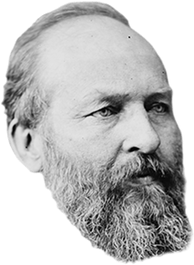 James A - Garfield - James A Garfield (400x400), Png Download