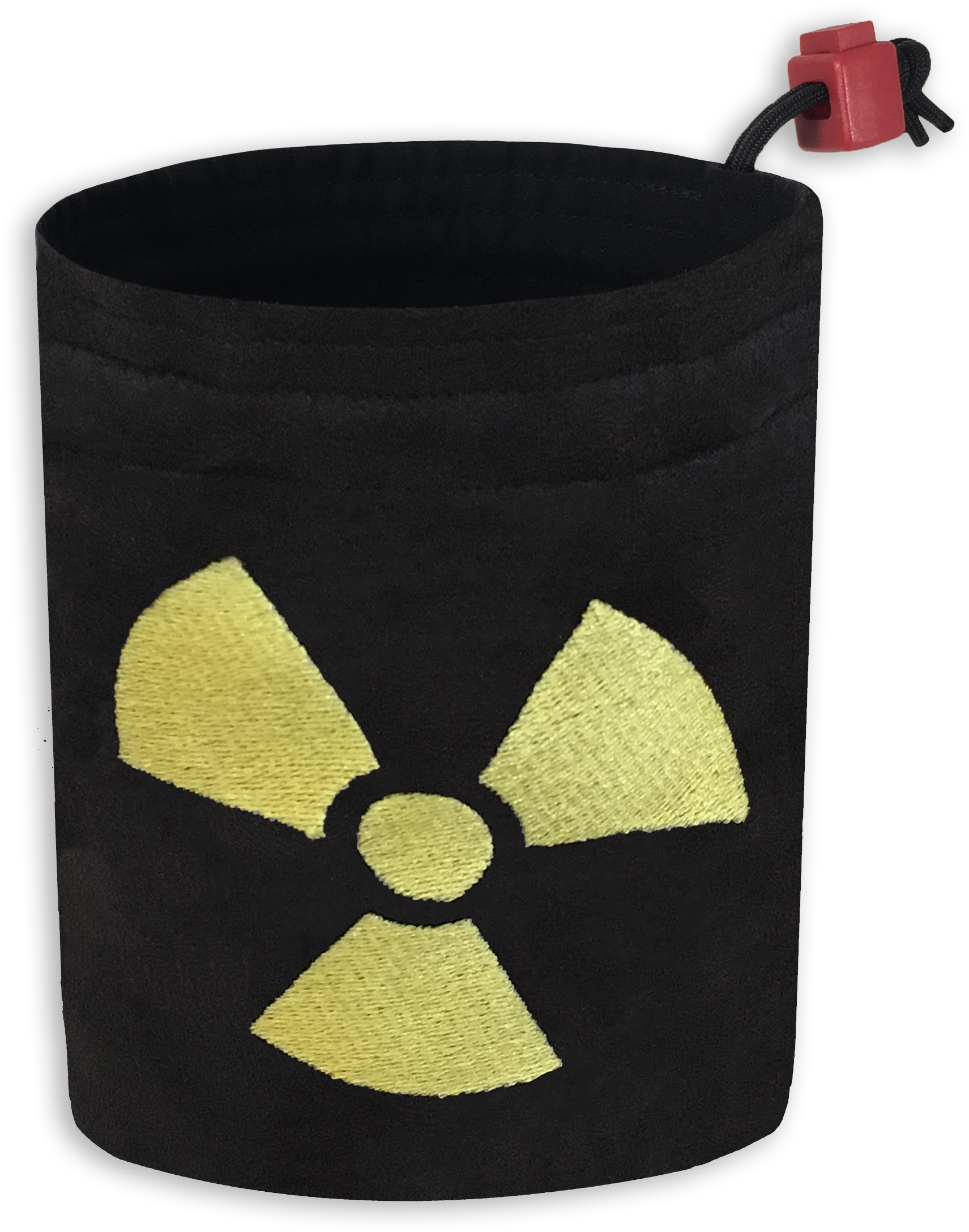 Radioactive Symbol Embroidered Large Dice Bag - Symbol (2160x2520), Png Download