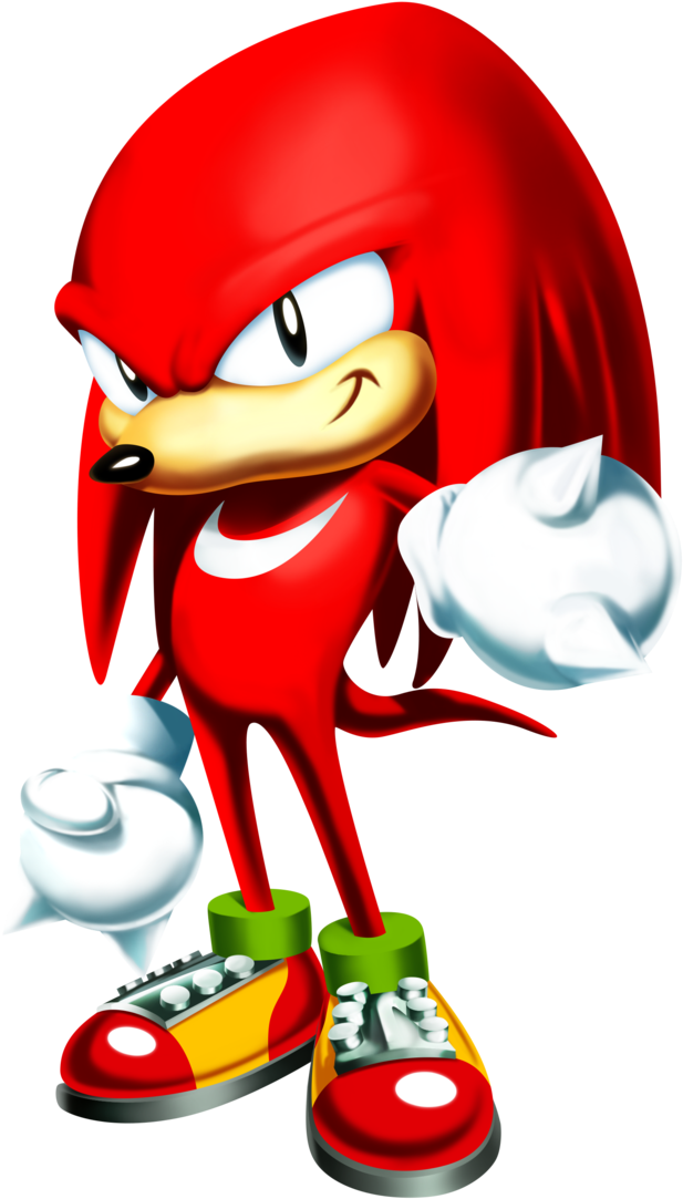 Free Download Knuckles The Echidna Clipart Sonic & - Classic Knuckles Render Png (900x1192), Png Download
