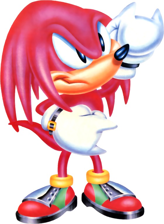 Sonic The Hedgehog Clipart Knuckles The Echidna - Classic Knuckles The Echidna (561x768), Png Download