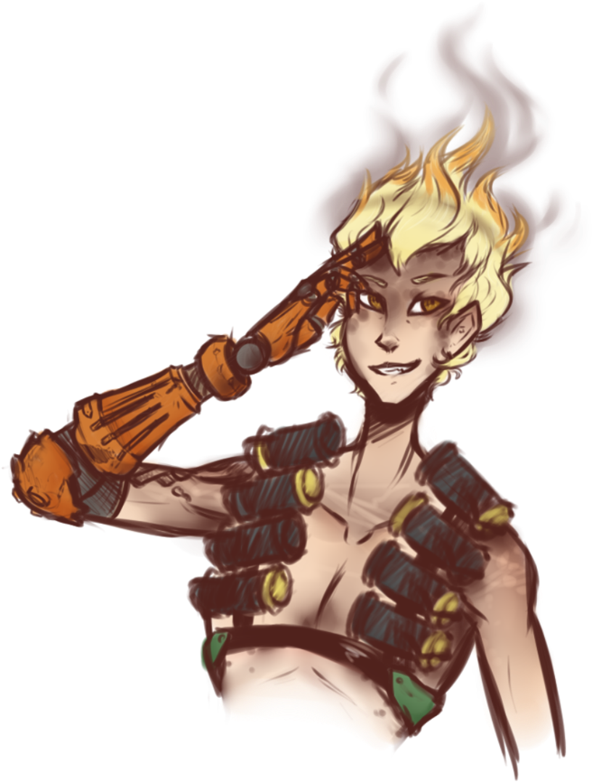 Jamison Trashpile Fawkes By - Overwatch Junkrat Art (894x894), Png Download