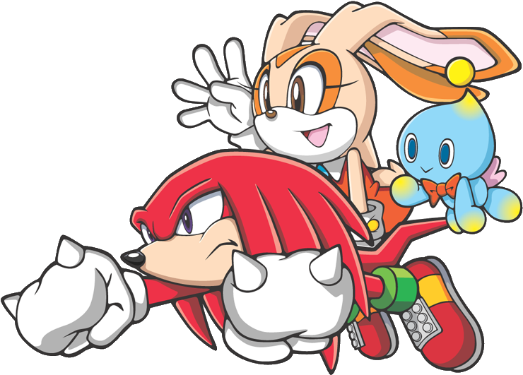 Sonic Advance - Sonic Advance 3 Knuckles And Cream (768x626), Png Download