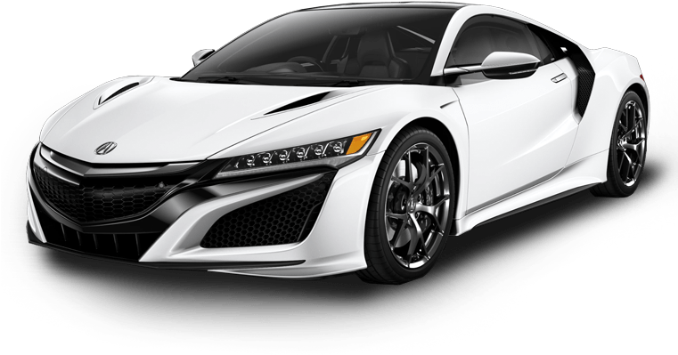 2018nsx - Honda Nsx 2018 White (760x480), Png Download