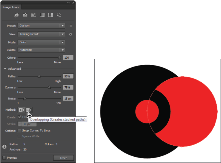 Choose The Overlapping Method In The The Results - Lasso Tool (770x570), Png Download