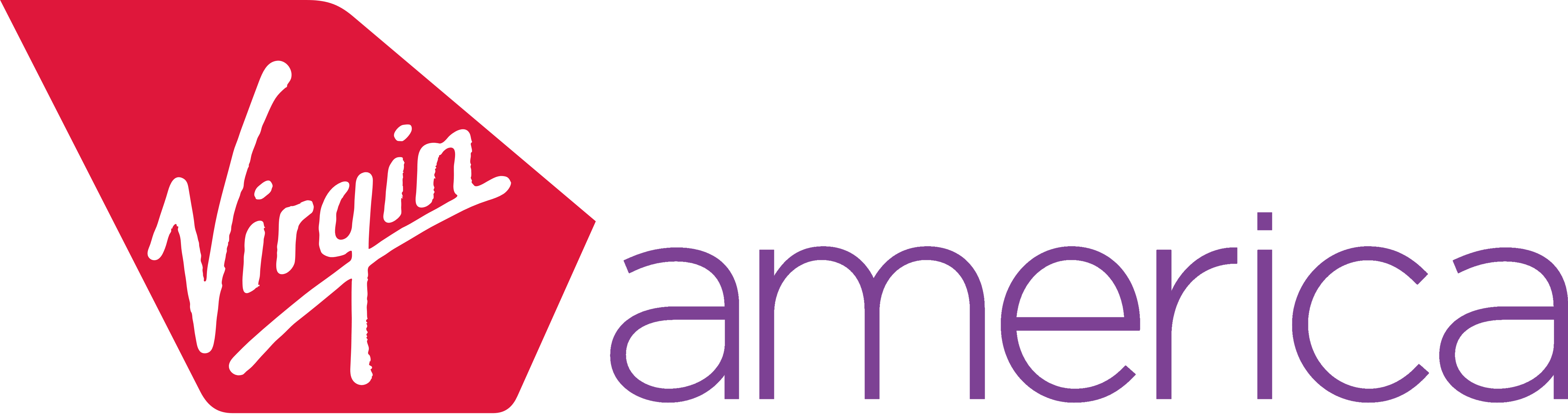 Virgin America Logos Download - Virgin America Logo 2016 (5000x1319), Png Download