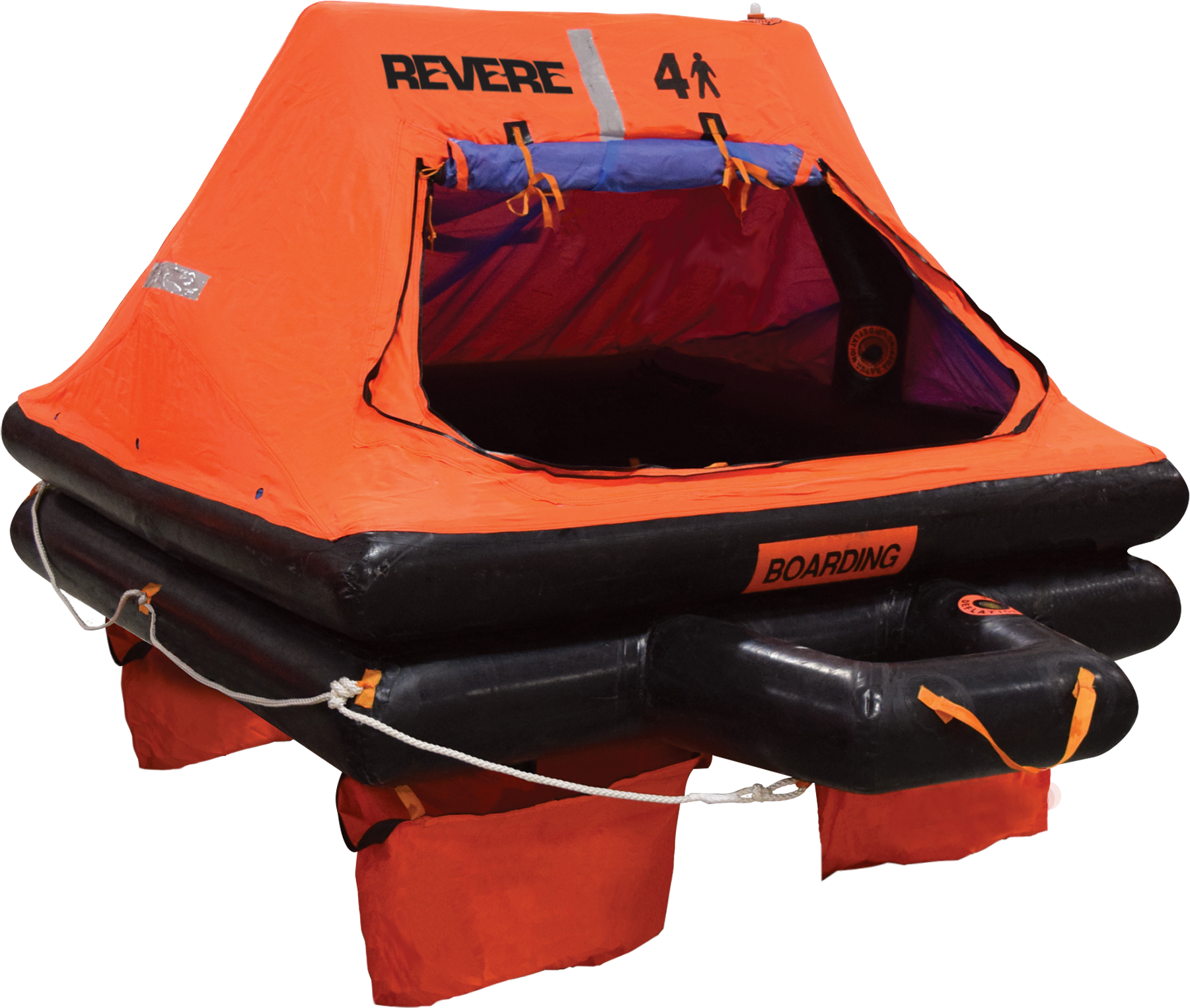 Revere Uscg Coastal Pack Life Rafts (2100x1806), Png Download