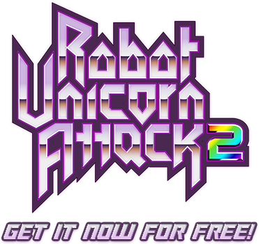 Adult Swim Logo Png Download - Robot Unicorn Attack (371x349), Png Download