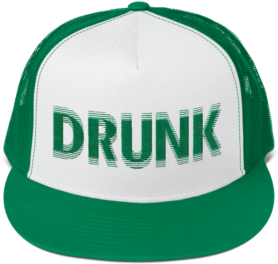 "limited Edition" Drunk - Make America Great Again Maga Trucker Cap (1000x1000), Png Download