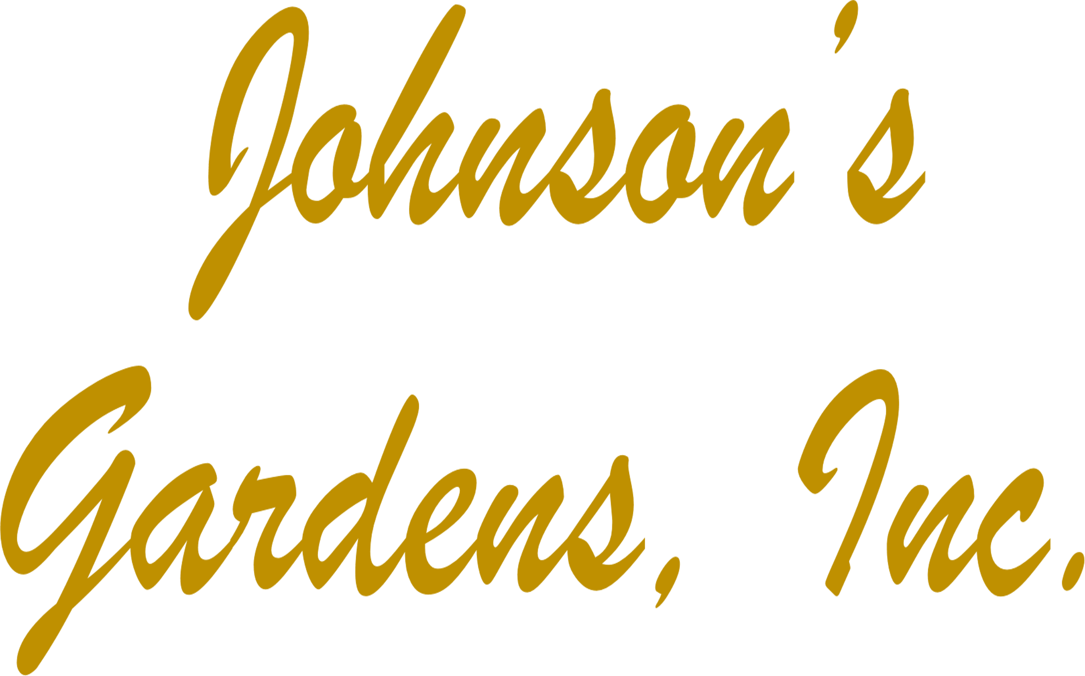 Johnson's Gardens, Inc. (2185x1361), Png Download