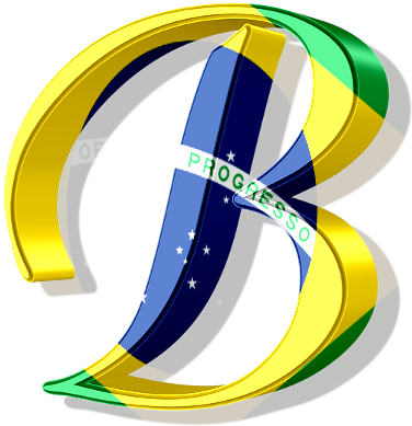 Blindada Por Deus - Alfabeto Bandeira Do Brasil Png (600x600), Png Download
