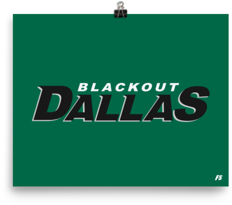 Blackout Dallas Poster - News (720x720), Png Download
