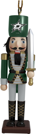 Dallas Stars Nutcracker Ornament - Pittsburgh Steelers 4" Nutcracker Ornament (465x465), Png Download