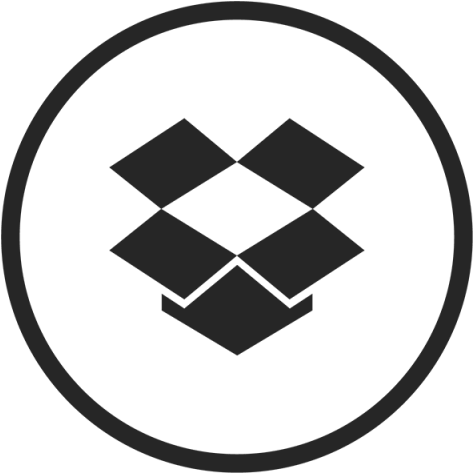 Dropbox Icon, Dropbox, Drop, Box Png And Vector - Cloud Dropbox (640x640), Png Download