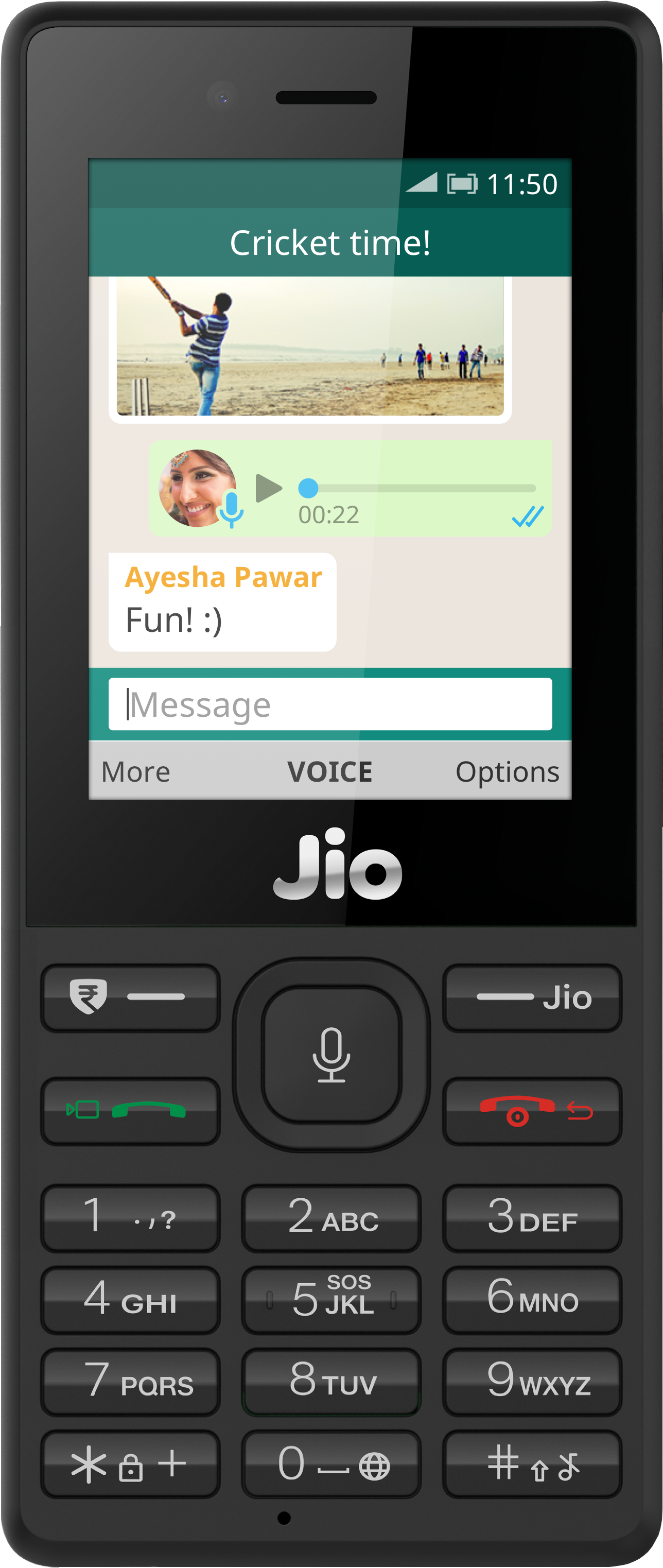 Whatsapp For Jio Phone Now Officially Available To - Jio Phone Image Download (1634x3388), Png Download