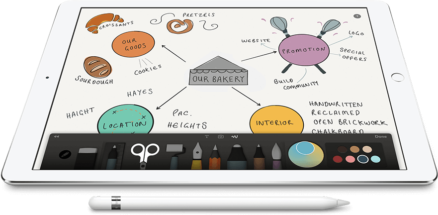 Paper By Fiftythree On Ipad Pro - Paper Ipad Pro (900x432), Png Download