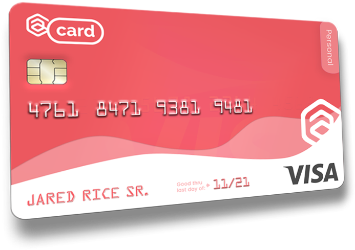 Arisecard-angled - Visa (1174x730), Png Download