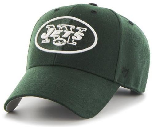 '47 Brand New York Jets Nfl Audible Mvp Adjustable - Nfl New York Jets Women's Miata Clean Up Adjustable (500x600), Png Download
