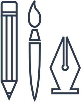 Illustration Icon Blue W (1000x400), Png Download