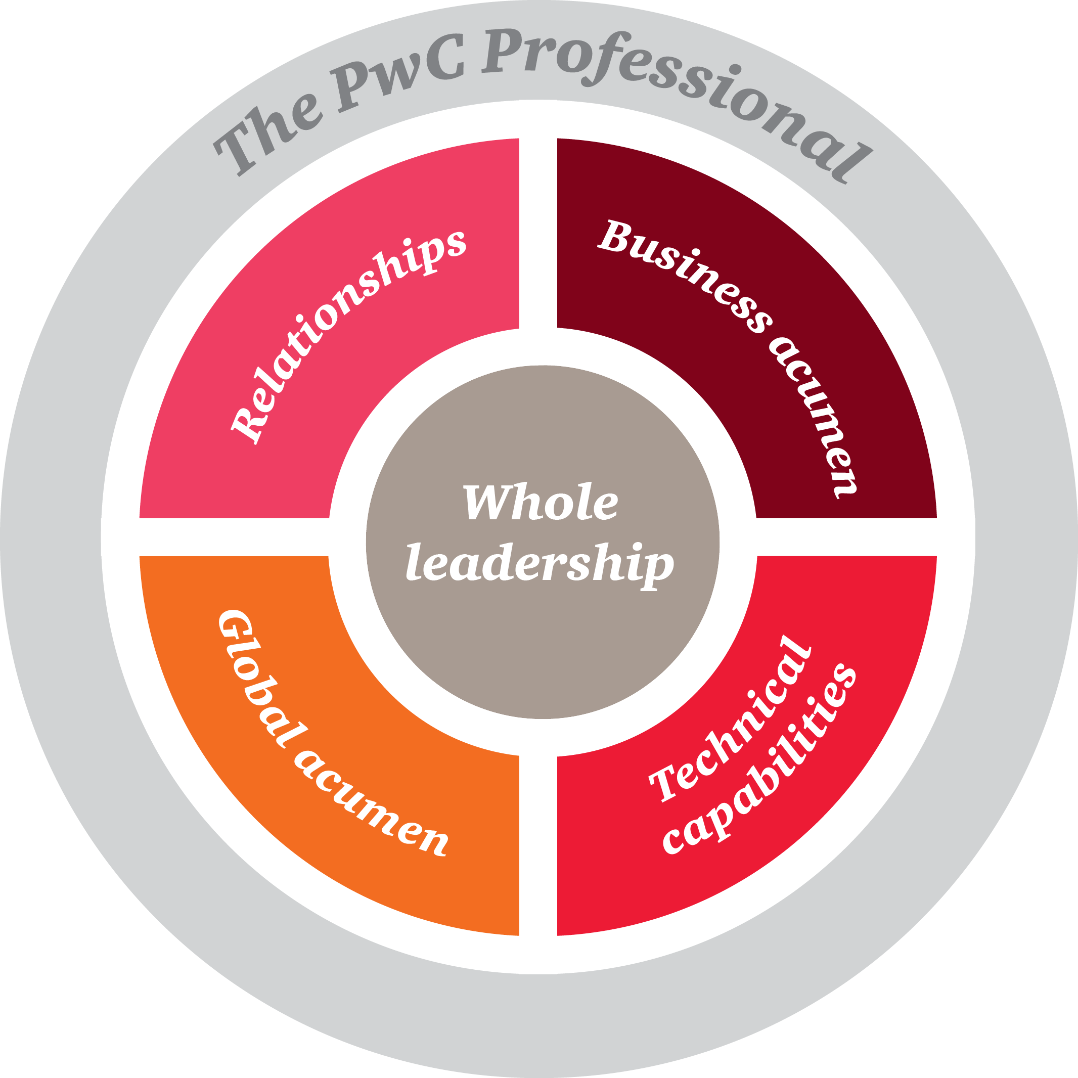 The Pwc Professional Leadership Framework - Pwc Framework (2132x2132), Png Download