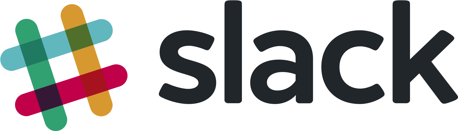 Slack-logo - Slack Logo (1800x753), Png Download