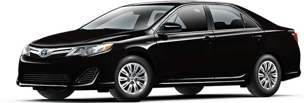 Uber Car Png - 2014 Black Toyota Camry (630x293), Png Download