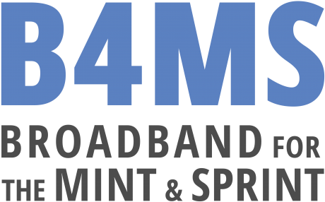Broadband For The Mint & Sprint Get Digging - Electric Blue (480x314), Png Download