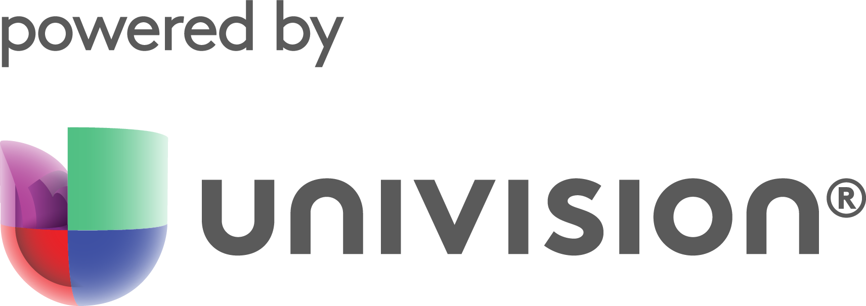 Powered By Univision Logo - Univision (1712x605), Png Download