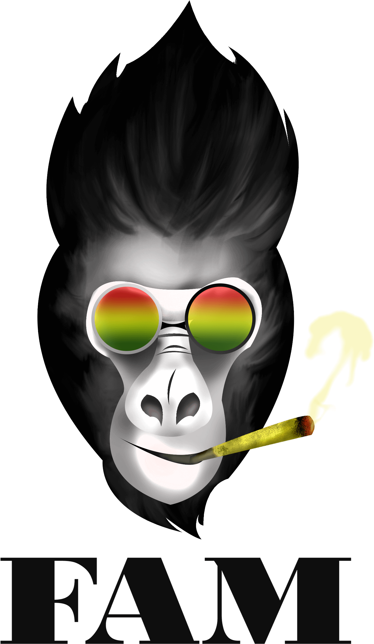 Silverback Fam (2550x2785), Png Download