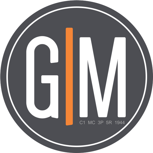 Gm Business Interiors Logo (664x682), Png Download
