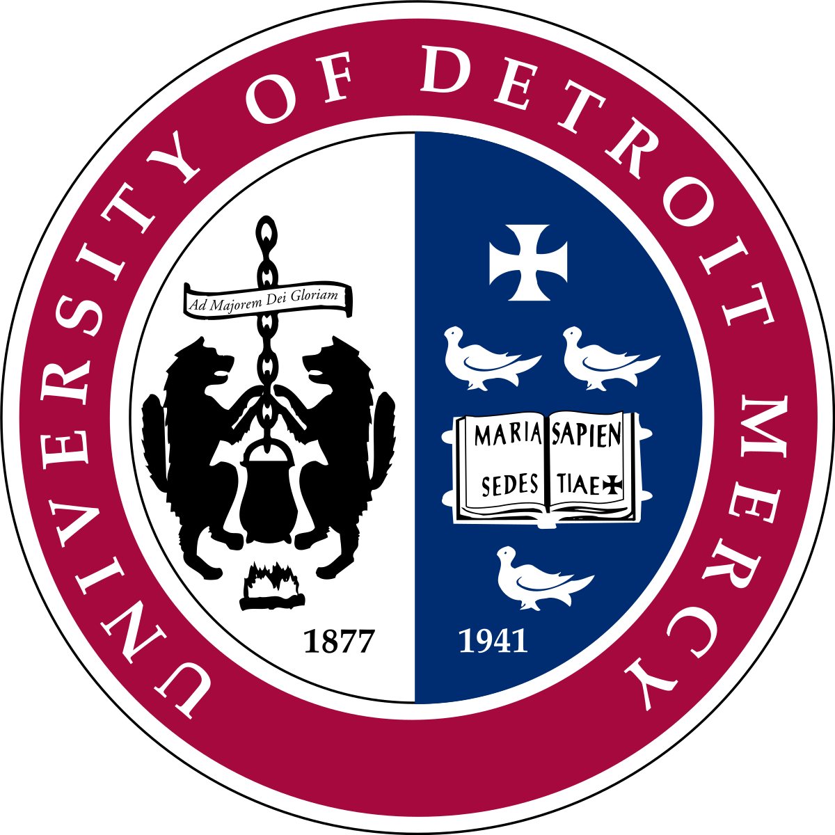 University Of Detroit Mercy (1200x1200), Png Download