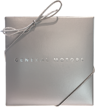 Sanders Chocolate Gm Logo 8 Count Box - General Motors (439x480), Png Download