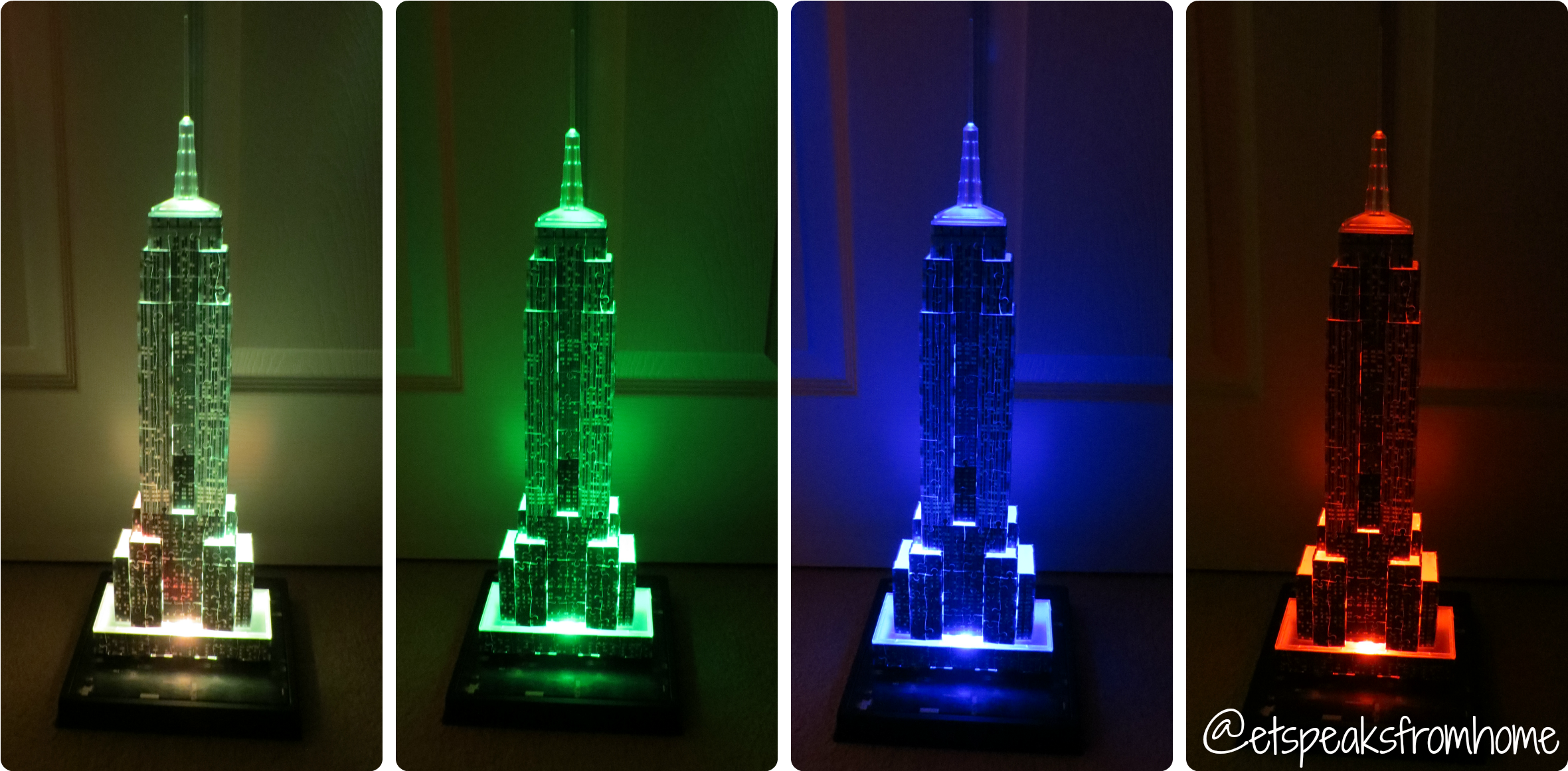 Ravensburger 3d Empire State Building Light - Puzzle Empire State 3d (2400x1200), Png Download