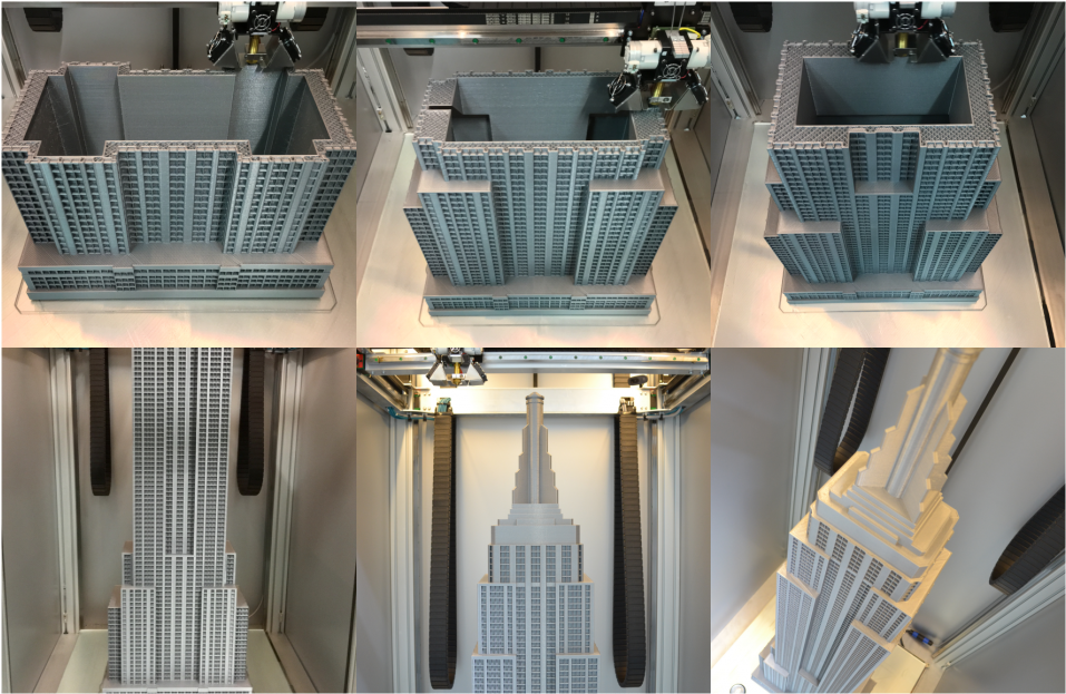 Builder Extreme 2000 3d Printed Empire State Building - Builder Extreme 2000 (1024x690), Png Download