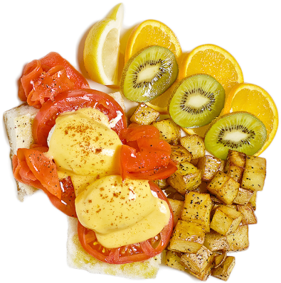 Brunch Vector Folk Picture Freeuse Download - Meal (659x642), Png Download