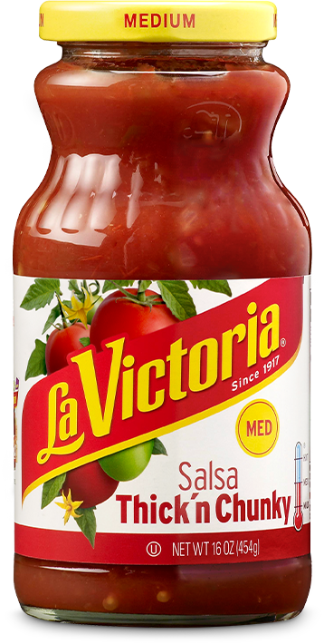 La Victoria® Thick'n Chunky Salsa Medium - La Victoria Salsa (358x710), Png Download